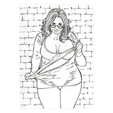 Books/Coloring Books Media, Books, Paperback Totally Curvy #NSFW Coloring Book