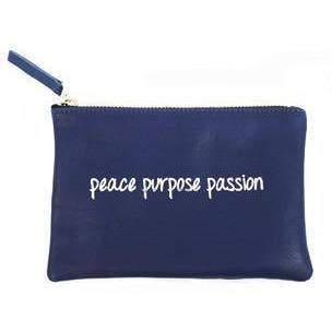 Jesse and Co Accessories Jesse and Co - Peace Purpose Passion Pouch