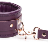 Lovehoney Accessories/Cuffs Fifty Shades Freed Cherished Collection Leather Ankle Cuffs Purple With Gold Color Chain