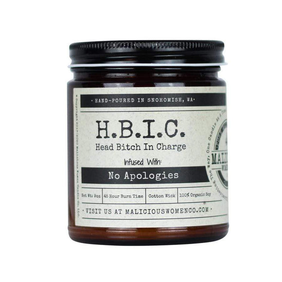 Malicious Women Candle co Candle Malicious Women Candle Co.-H.B.I.C. Head Bitch In Charge
