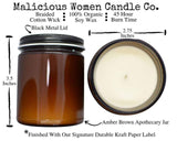 Malicious Women Candle co Candle Malicious Women Candle Co. - H.B.I.C. Head Bitch In Charge