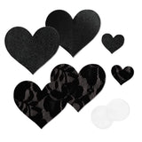 Nippies Pasties Black / Heart Nippies - Basics