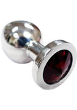 Rouge Anal Toys Red Jewel Rouge - Small Stainless Steel Plug
