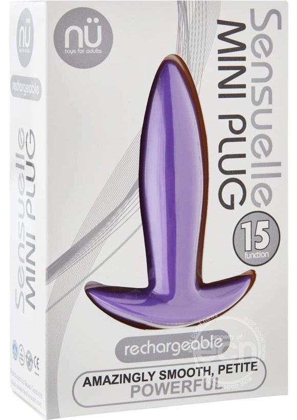 Sensuelle Women's Toys; Men's Toys; Anal Purple Sensuelle - Mini Plug